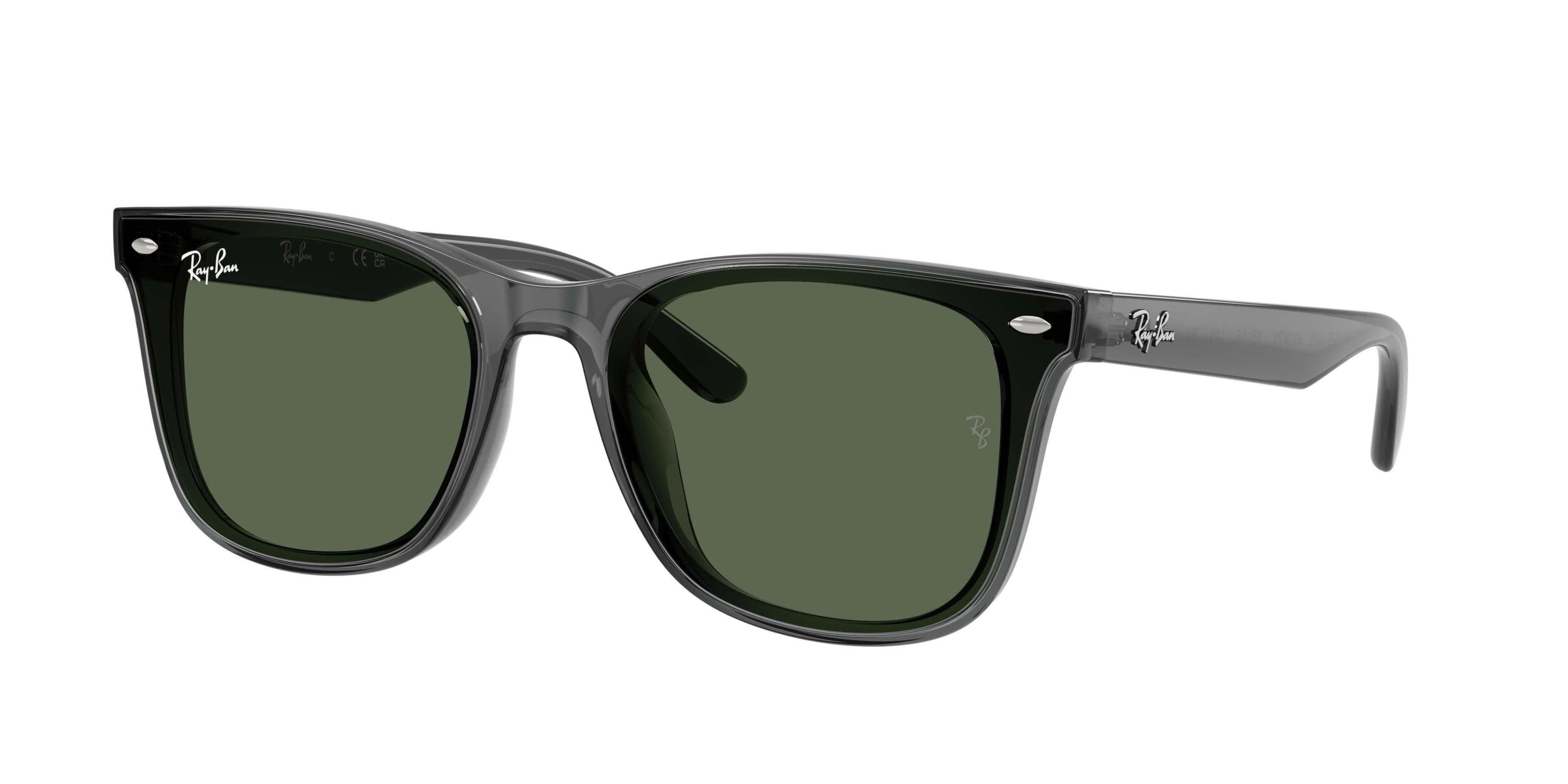 Ray-Ban RB4420 Dark Green Sunglasses - Transparent Grey - GREY/GREEN